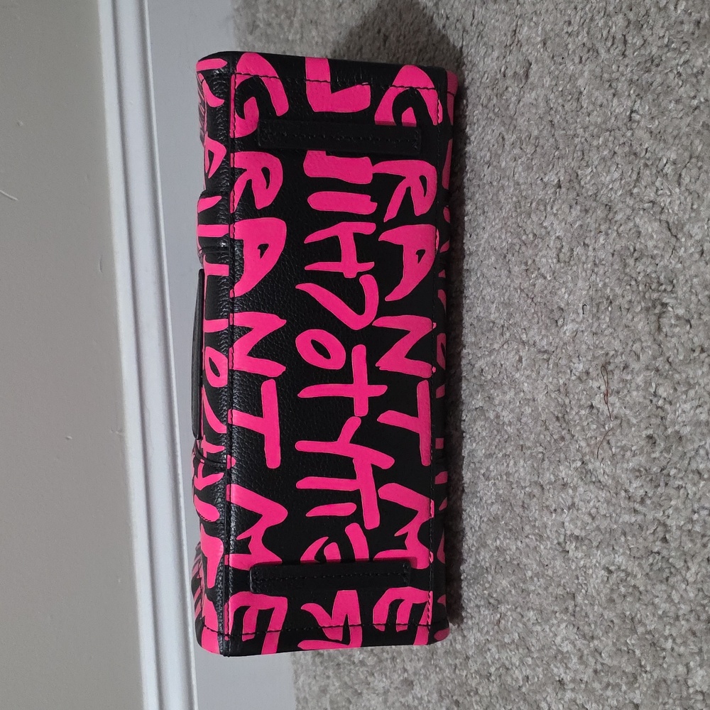 Marc Jacobs x Stephen Sprouse Black and Hot Pink Graffiti The Tote Bag - Picture 4 of 13